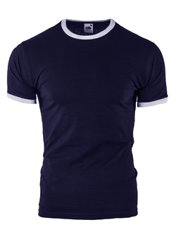 koszulka  Rolly 010 - granat/biała ze sklepu Risardi w kategorii T-shirty męskie - zdjęcie 138924462