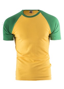 koszulka  Rolly 015 - żółta ze sklepu Risardi w kategorii T-shirty męskie - zdjęcie 138924484
