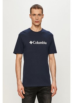 Columbia t-shirt męski kolor granatowy 1680053-014 ze sklepu ANSWEAR.com w kategorii T-shirty męskie - zdjęcie 138925181