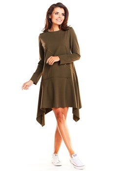 Sukienka Model M177 Khaki (L/XL) ze sklepu DobraKiecka w kategorii Sukienki - zdjęcie 139153540