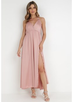 Różowa Sukienka Hyrmaea ze sklepu Born2be Odzież w kategorii Sukienki - zdjęcie 139240194