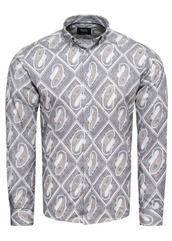 Koszula męska casual slim w wzory Recea ze sklepu Recea.pl w kategorii Koszule męskie - zdjęcie 139245022