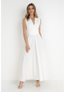 Biała Sukienka Agarano ze sklepu Born2be Odzież w kategorii Sukienki - zdjęcie 139245244
