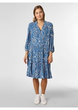 Esprit Collection Sukienka damska Kobiety wiskoza niebieski wzorzysty ze sklepu vangraaf w kategorii Sukienki - zdjęcie 139294370