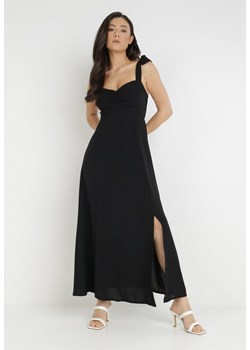 Czarna Sukienka Kalora ze sklepu Born2be Odzież w kategorii Sukienki - zdjęcie 139304893
