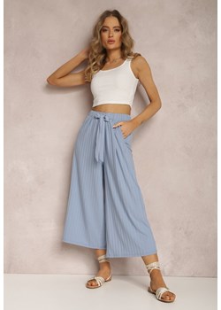 Niebieskie Spodnie Haidynome ze sklepu Renee odzież w kategorii Spodnie damskie - zdjęcie 139310580
