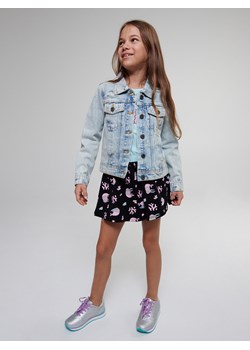 Reserved - Jeansowa katana z przetarciami - Niebieski ze sklepu Reserved w kategorii Kurtki dziewczęce - zdjęcie 139319083