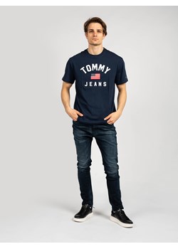 Tommy Hilfiger T-Shirt | DM0DM07068 | Granatowy ze sklepu ubierzsie.com w kategorii T-shirty męskie - zdjęcie 139415321