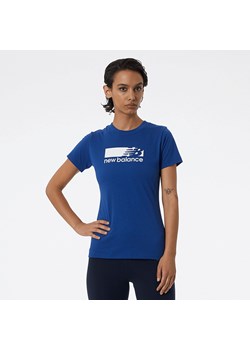 Koszulka New Balance WT13800AT – niebieska ze sklepu New Balance Poland w kategorii Bluzki damskie - zdjęcie 139444081