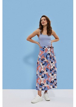 Wzorzysta spódnica z wiskozy ze sklepu Moodo.pl w kategorii Spódnice - zdjęcie 139513400