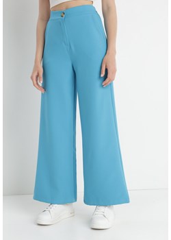 Niebieskie Spodnie Szerokie Antile ze sklepu Born2be Odzież w kategorii Spodnie damskie - zdjęcie 139522744