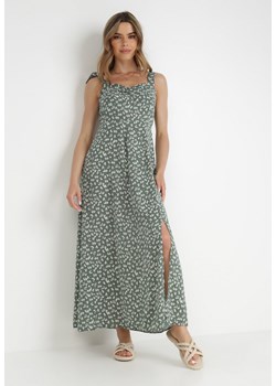 Zielona Sukienka Mellamia ze sklepu Born2be Odzież w kategorii Sukienki - zdjęcie 139522780