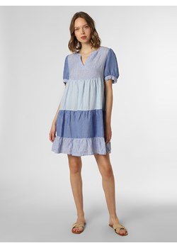 Rich & Royal Damska sukienka lniana Kobiety len niebieski w paski ze sklepu vangraaf w kategorii Sukienki - zdjęcie 139549710