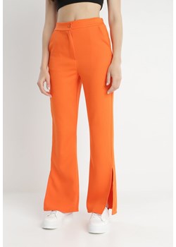 Pomarańczowe Spodnie Dzwony Amathotis ze sklepu Born2be Odzież w kategorii Spodnie damskie - zdjęcie 139556252