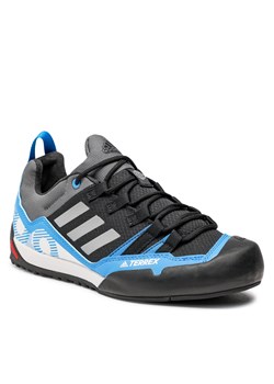 Buty adidas - Terrex Swift Solo 2 S24011 Core Black/Grey Three/Blue Rush ze sklepu eobuwie.pl w kategorii Buty trekkingowe męskie - zdjęcie 139556442