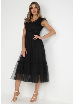 Czarna Sukienka Aedusa ze sklepu Born2be Odzież w kategorii Sukienki - zdjęcie 139592932