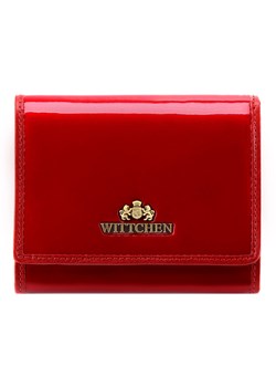 Damski portfel ze skóry lakierowany średni ze sklepu WITTCHEN w kategorii Portfele damskie - zdjęcie 139689650