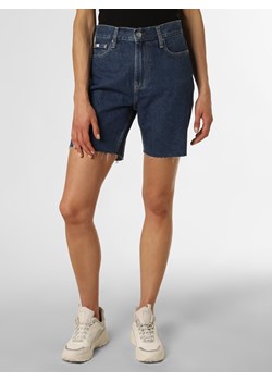 Calvin Klein Jeans Damskie spodenki jeansowe Kobiety Bawełna dark stone jednolity ze sklepu vangraaf w kategorii Szorty - zdjęcie 139766010