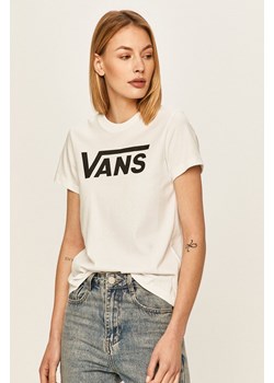 Vans T-shirt funkcyjny VN0A3UP4WHT-White ze sklepu ANSWEAR.com w kategorii Bluzki damskie - zdjęcie 139785890