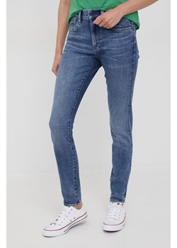 G-Star Raw jeansy damskie medium waist ze sklepu ANSWEAR.com w kategorii Jeansy damskie - zdjęcie 139786220