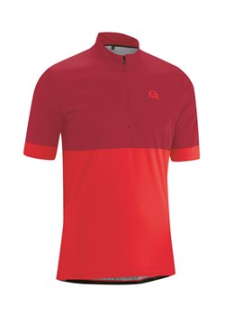 Koszulka kolarska polo w kolorze czerwono-bordowym ze sklepu Limango Polska w kategorii T-shirty męskie - zdjęcie 139788211