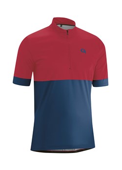 Koszulka kolarska polo w kolorze czerwono-granatowym ze sklepu Limango Polska w kategorii T-shirty męskie - zdjęcie 139788213