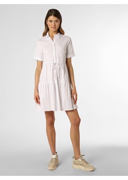 Marie Lund Sukienka damska Kobiety Bawełna biały jednolity ze sklepu vangraaf w kategorii Sukienki - zdjęcie 139814401