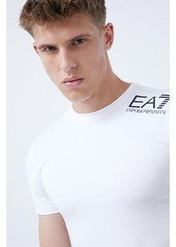 EA7 Emporio Armani t-shirt Training 8NPT12.PJ3UZ.NOS męski kolor biały z nadrukiem ze sklepu ANSWEAR.com w kategorii T-shirty męskie - zdjęcie 139824221