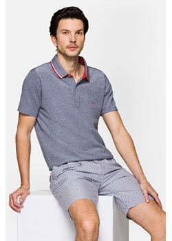Koszulka Ciemnoniebieska Polo Hubert ze sklepu Lancerto S.A. w kategorii T-shirty męskie - zdjęcie 139893590