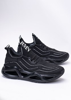 Sneakersy męskie czarne EA7 Emporio Armani X8X108 XK264 N078 ze sklepu Sneaker Peeker w kategorii Buty sportowe męskie - zdjęcie 139899450