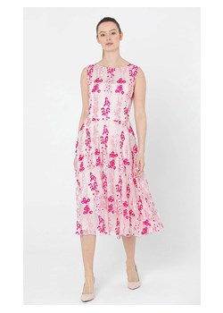 Deni Cler Sukienka w kolorze różowym ze wzorem ze sklepu Limango Polska w kategorii Sukienki - zdjęcie 139913310