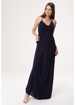 Granatowa Sukienka Contradance ze sklepu Born2be Odzież w kategorii Sukienki - zdjęcie 140514434