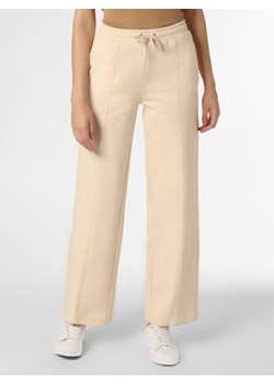 Calvin Klein - Damskie spodnie dresowe, beżowy ze sklepu vangraaf w kategorii Spodnie damskie - zdjęcie 140528391