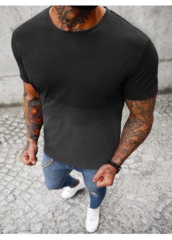 T-Shirt męski czarny OZONEE JS/8T81/5Z ze sklepu ozonee.pl w kategorii T-shirty męskie - zdjęcie 140536081