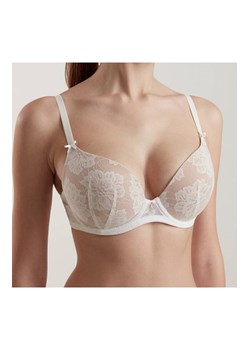 Eva RB1060 biustonosz push-up, Kolor biały-wzór, Rozmiar 70A, Conte ze sklepu Intymna w kategorii Biustonosze - zdjęcie 140670893