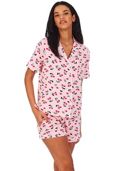 DKNY Piżama damska 2-częściowa YI2822525 regular fit, Kolor różowy-wzór, Rozmiar XS, DKNY ze sklepu Intymna w kategorii Piżamy damskie - zdjęcie 140672351