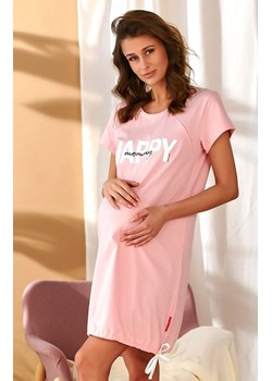 TCB.9504 Happy Mommy koszula dla kobiet w ciąży i do karmienia, Kolor różowy, Rozmiar S, Doctor Nap ze sklepu Intymna w kategorii Bielizna ciążowa - zdjęcie 140672481