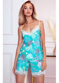 Gilberta piżama damska, Kolor turkusowy-wzór, Rozmiar S, Eldar ze sklepu Intymna w kategorii Piżamy damskie - zdjęcie 140673000