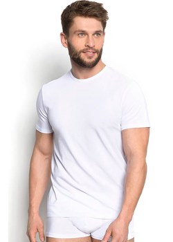 Męska koszulka biała z krótkim rękawem t-shirt Grade 34324-00X, Kolor biały, Rozmiar M, Henderson ze sklepu Intymna w kategorii Podkoszulki męskie - zdjęcie 140673332