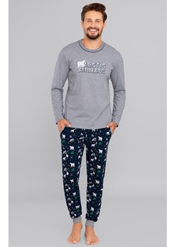 Manfred piżama męska dł.dł., Kolor melanż, Rozmiar S, Italian Fashion ze sklepu Intymna w kategorii Piżamy męskie - zdjęcie 140676022