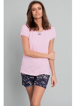 Celestina piżama damska kr.kr., Kolor różowy-wzór, Rozmiar S, Italian Fashion ze sklepu Intymna w kategorii Piżamy damskie - zdjęcie 140676593