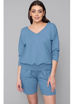Karina komplet damski 3/4+kr., Kolor niebieski, Rozmiar XL, Italian Fashion ze sklepu Intymna w kategorii Piżamy damskie - zdjęcie 140676801