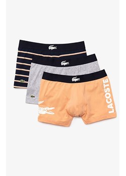 Bokserki męskie iconic 5H1803 3-pack, Kolor morelowo-szary, Rozmiar L, Lacoste ze sklepu Intymna w kategorii Majtki męskie - zdjęcie 140678022