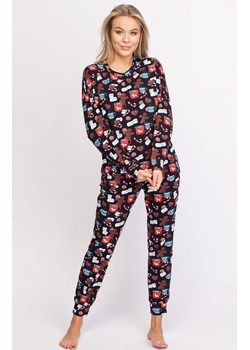 LA093/1 Bluzka od piżamy z motywem zimowym, Kolor multicolour, Rozmiar L, LaLupa ze sklepu Intymna w kategorii Piżamy damskie - zdjęcie 140678474