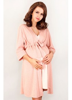 3034 szlafrok ciążowy, Kolor różowy, Rozmiar L/XL, Lupoline ze sklepu Intymna w kategorii Bielizna ciążowa - zdjęcie 140679144
