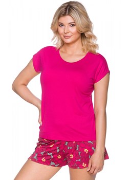 331 piżama damska, Kolor amarant-wzór, Rozmiar L, Lupoline ze sklepu Intymna w kategorii Piżamy damskie - zdjęcie 140679204