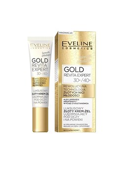 Eveline Gold Revita Expert krem-żel ujędrniający pod oczy i na powieki 30+/40+ 15ml, Eveline ze sklepu Primodo w kategorii Kremy pod oczy - zdjęcie 140686602
