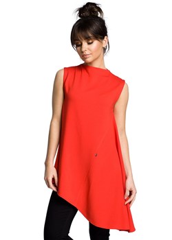 Asymetryczna bluzka B069, Kolor czerwony, Rozmiar S, BE ze sklepu Primodo w kategorii Bluzki damskie - zdjęcie 140690542