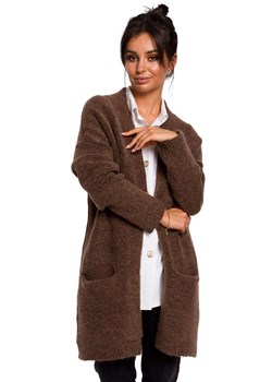 Kardigan BK034, Kolor brązowy, Rozmiar L/XL, BE Knit ze sklepu Primodo w kategorii Swetry damskie - zdjęcie 140691424