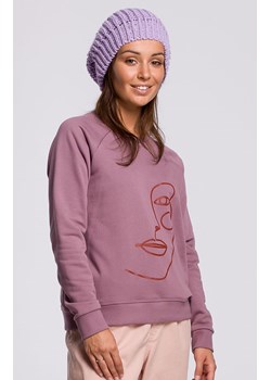 BK060 beret luźny, Kolor lawendowy, Rozmiar uniwersalny, BE Knit ze sklepu Primodo w kategorii Berety damskie - zdjęcie 140691560